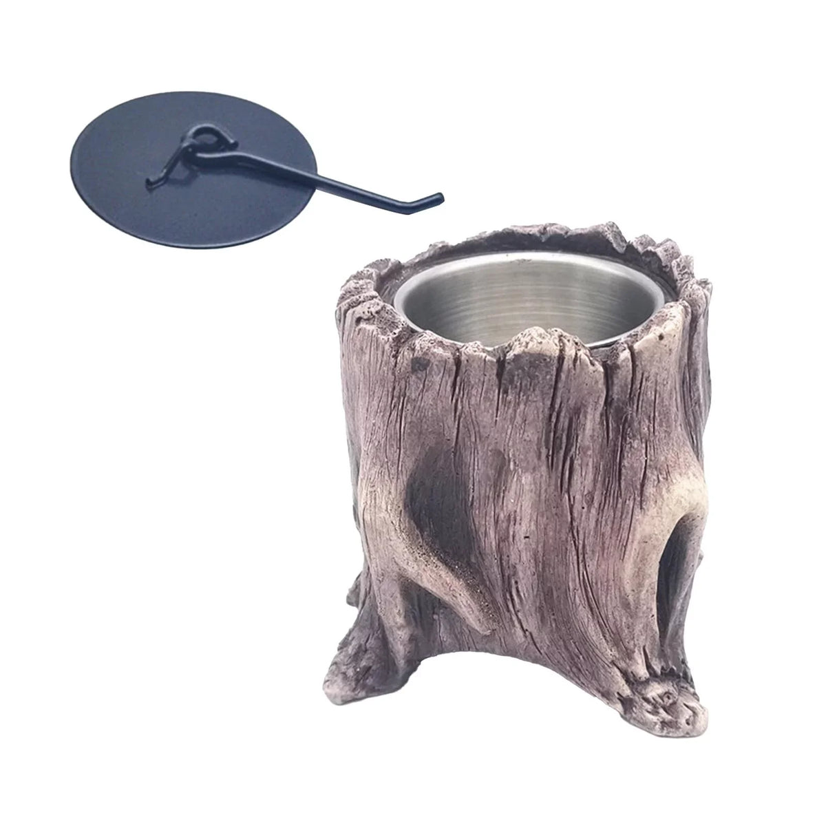 Indoor Sizetump Portable Fire Bowls for Balconies Terraces Kitchen Deep Brown