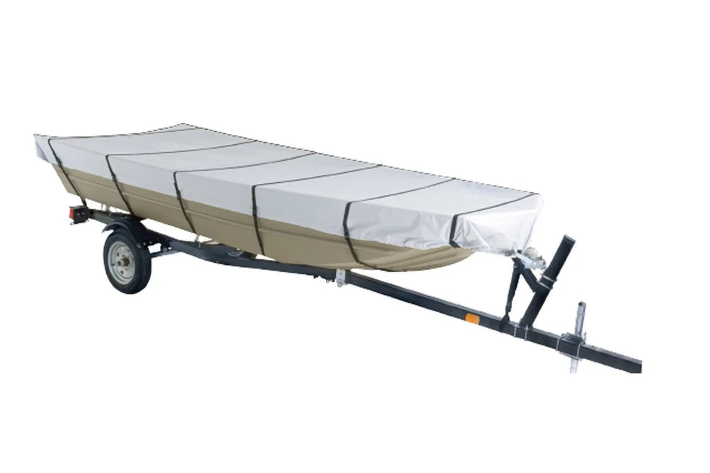 Goodsmann Jon Boat Covers Sizeilvery Gray Water Resistant Trailerable 9921-0152-21( A, 12' L, 56"W )