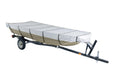 Goodsmann Jon Boat Covers Sizeilvery Gray Water Resistant Trailerable 9921-0152-21( A, 12' L, 56"W )