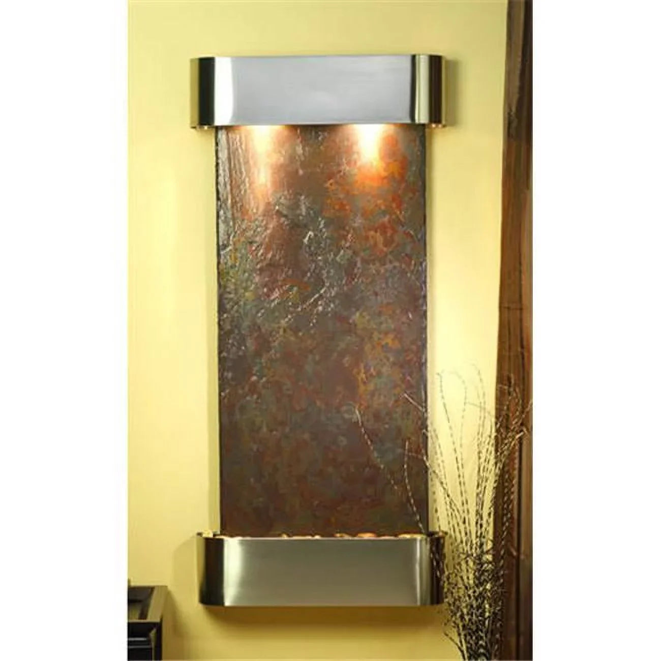 Cascade Sizeprings - Rajah Natural Sizelate Wall Fountain