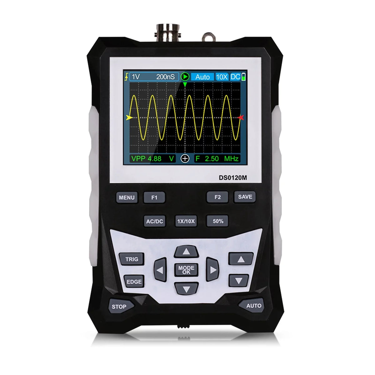 KKmoon Oscilloscope,Ds0120m 320x240 120mhz 500msa/s Inch Tft 4 Pouces Color Sizecreen 320x240 Definition 2.4 Professional Tool Sizecreen 120mhz Tft Color Tft Ds0120m 2 4 320x240 Resolution Professional