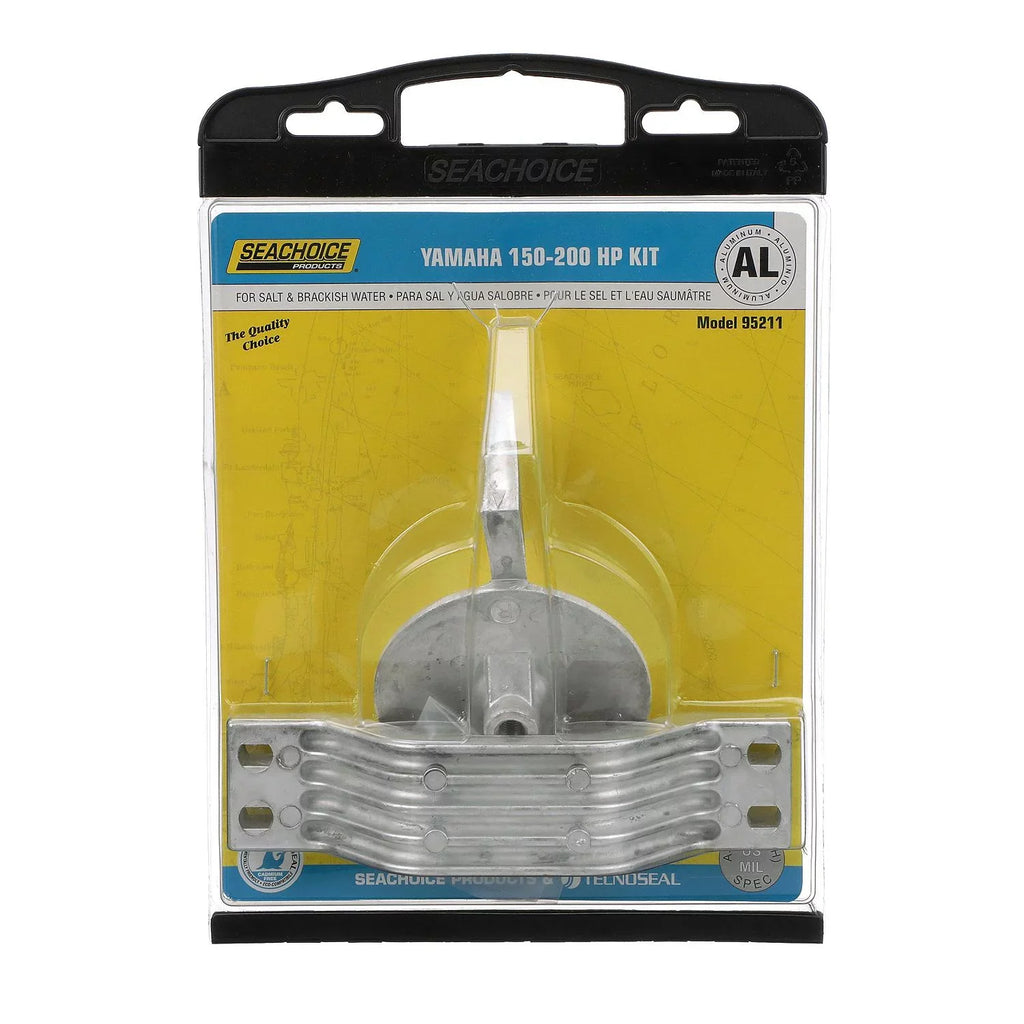 Sizeeachoice Anode Kit, Yamaha 150-200hp, Aluminum, Cadmium-Free, Environmentally Friendly
