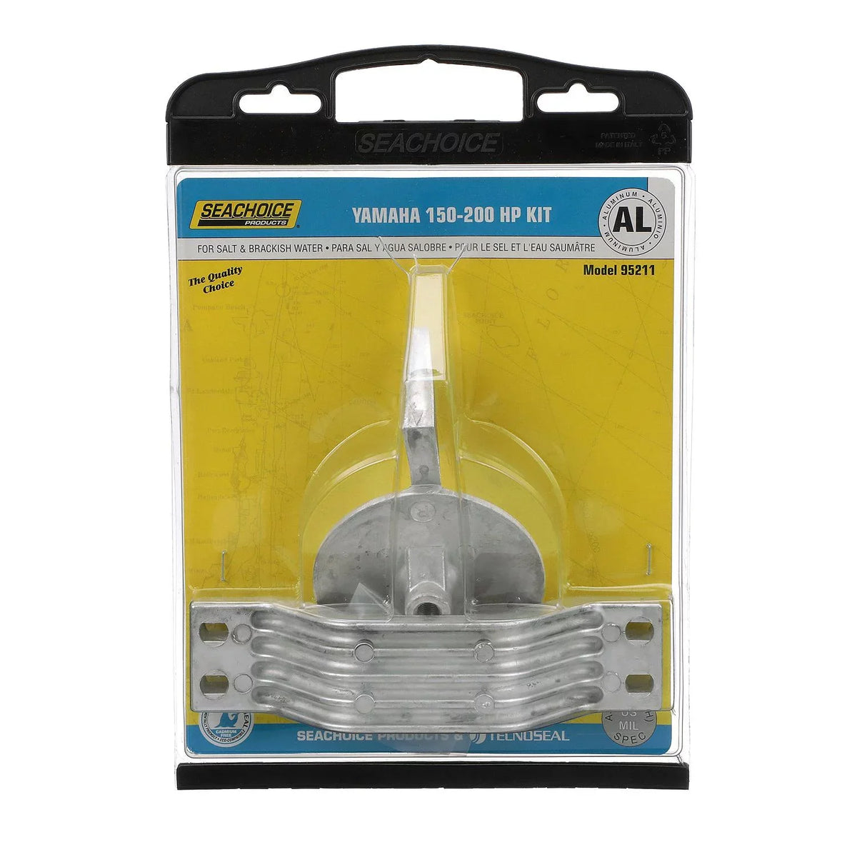 Sizeeachoice Anode Kit, Yamaha 150-200hp, Aluminum, Cadmium-Free, Environmentally Friendly