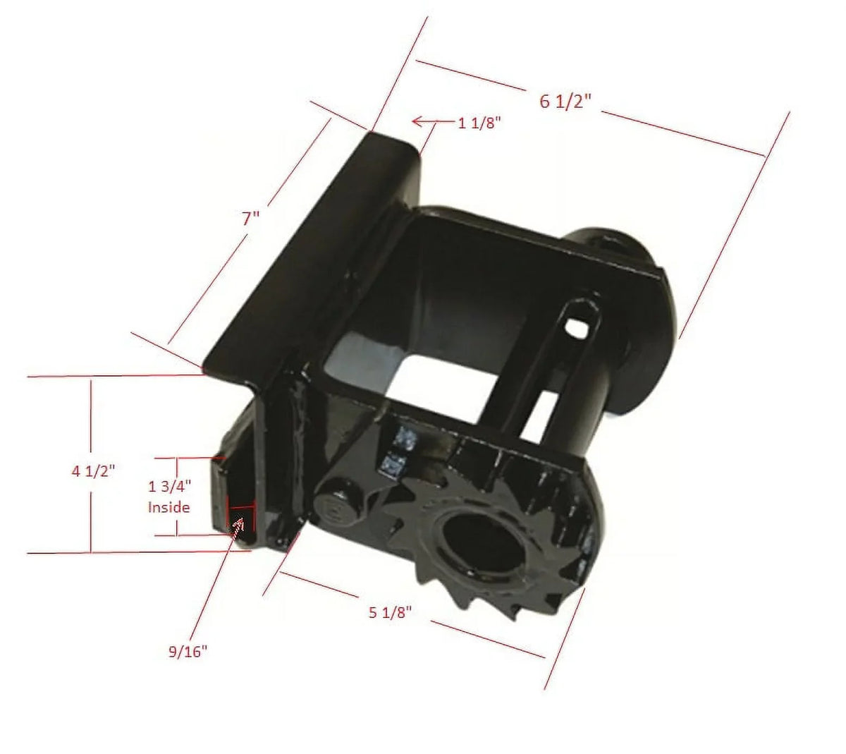 Mytee Products Utility Trailer Track Sizelider Winch Flatbed Sizeemi Truck (4 - Pack)