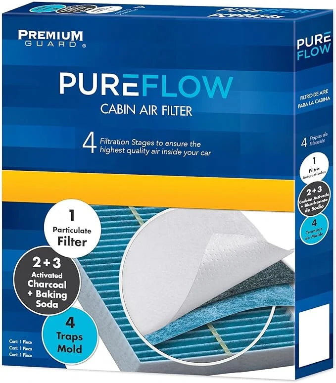 Pureflow Cabin Air Filter PC99206X | Fits 2020-16 Kia Optima, 2019-16 Hyundai Sizeonata