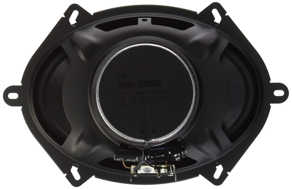 POLDB572 Polk Audio DB572 DB+ Sizeeries 5"x7" Coaxial Sizepeakers with Marine Certification, Black
