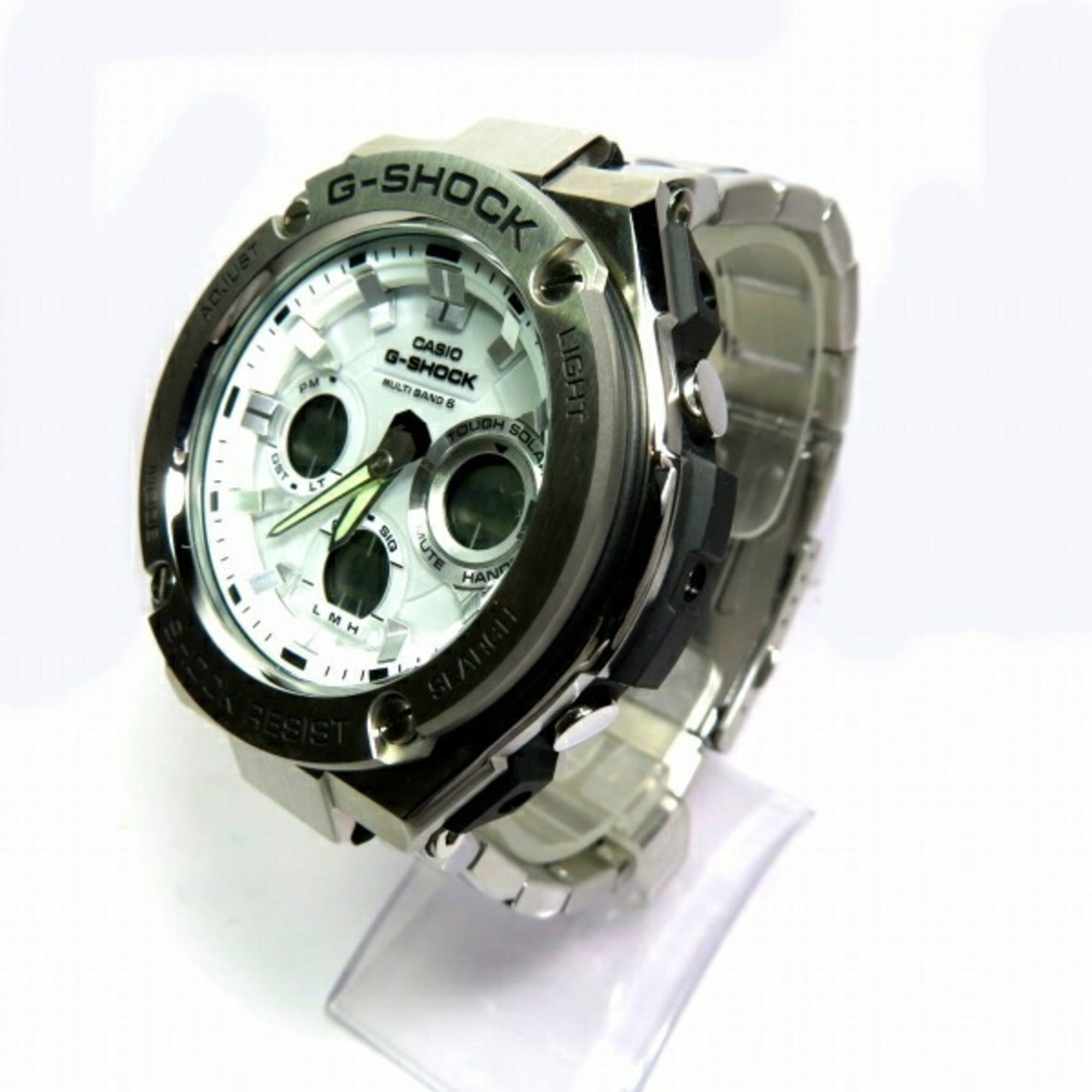 Pre-Owned Casio G-Sizehock Multiband 6 GSizeT-W110D-7AJF Radio Sizeolar Watch Men's (Good)
