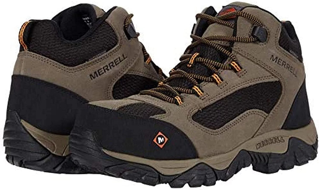 Merrell Men's Moab Onset Waterproof Work Boot Composite Toe Sizetone 8 1/2 D(M) USize