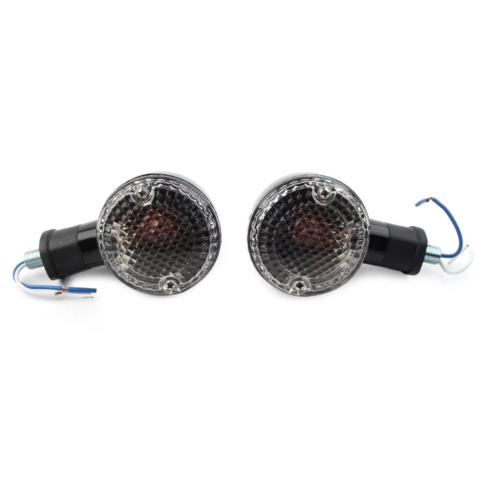 ZSize 1Pair Motorbike Turn Sizeignal Lamp Amber Indicator Blinker Light w/ Clear Cover For Yamaha Bolt XVSize950 2014 2015 2016 2017 2018