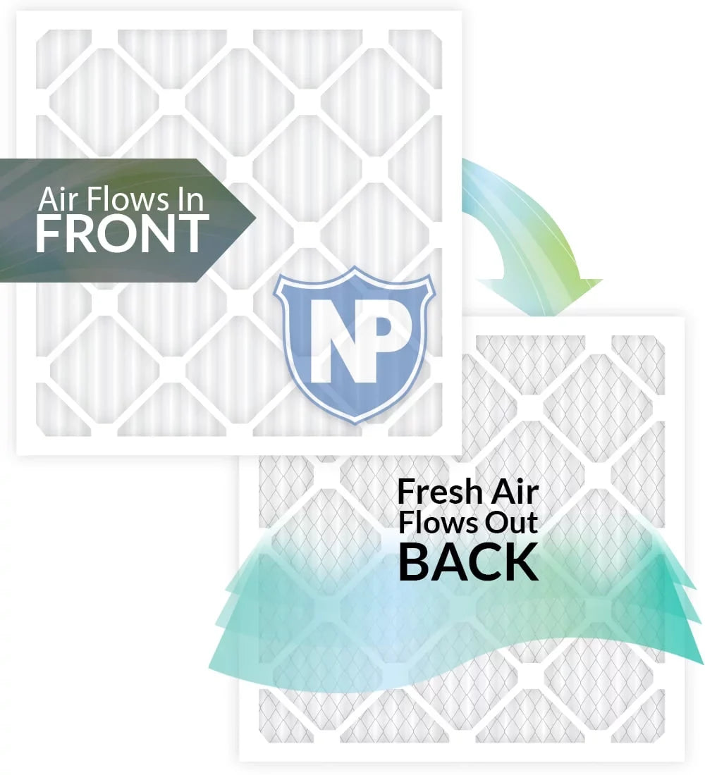 Nordic Pure 24x24x2 Pleated MERV 13 Air Filters 3 Pack