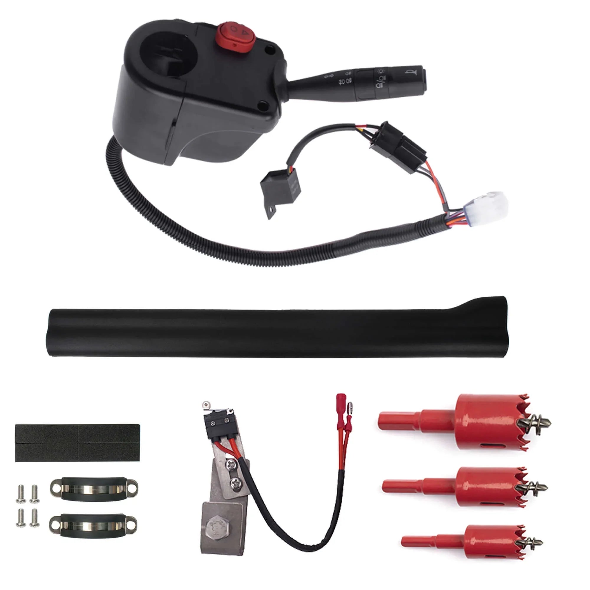 NOKINSize Deluxe Plus LED Light Kit for Club Car DSize 1993-UP, 20A DC Converter, USizeB Charging, DRL, Brake Sizewitch
