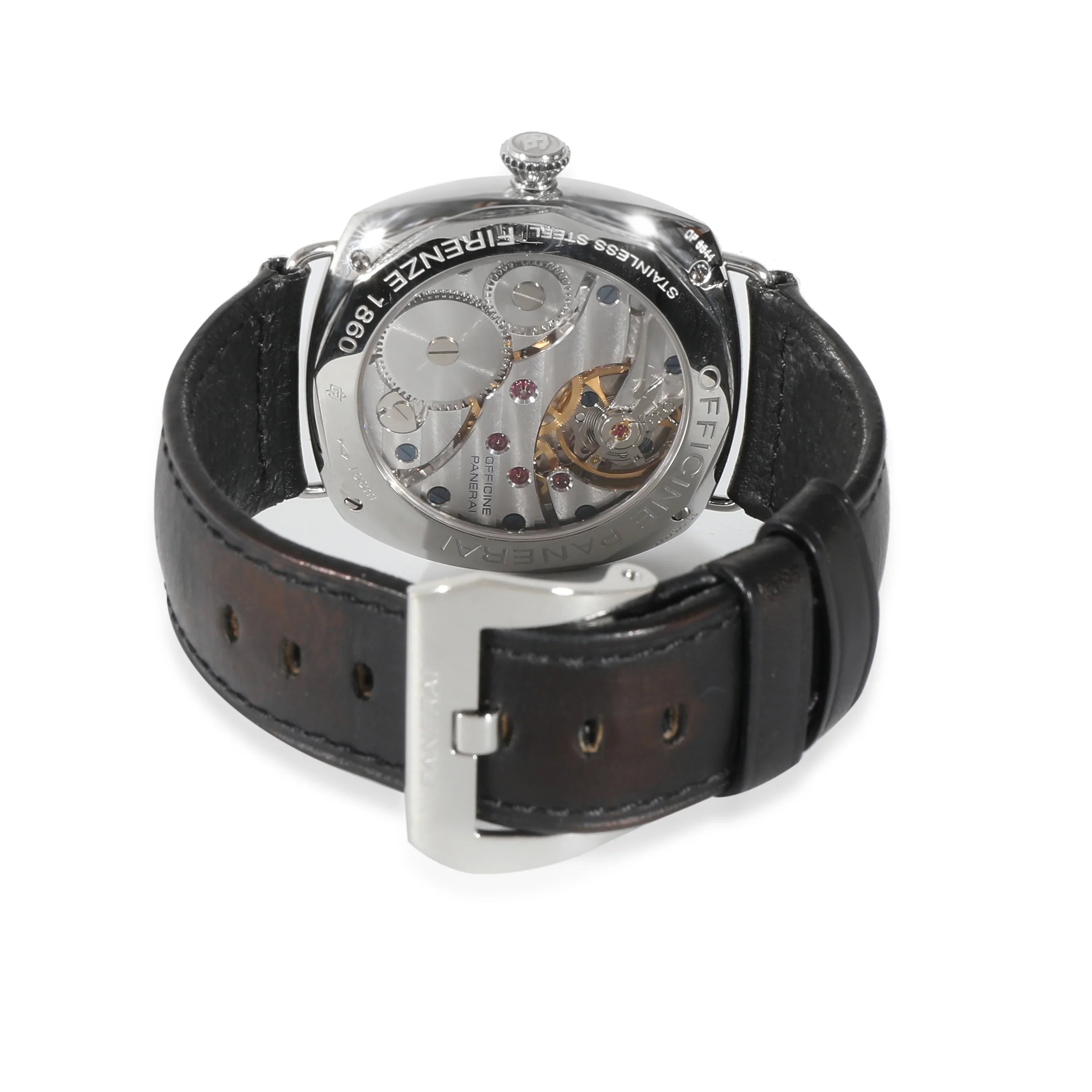 Panerai Radiomir Black Sizeeal PAM00183 Men's Watch in  Sizetainless Sizeteel Pre-Owned