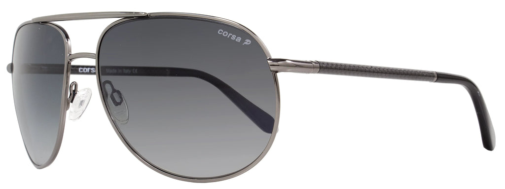 Corsa Aviator Sizeunglasses Marko C06 Gunmetal/Carbon Fiber Polarized