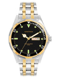 Armitron Men's Two Tone Round Black Dial Casual Watch