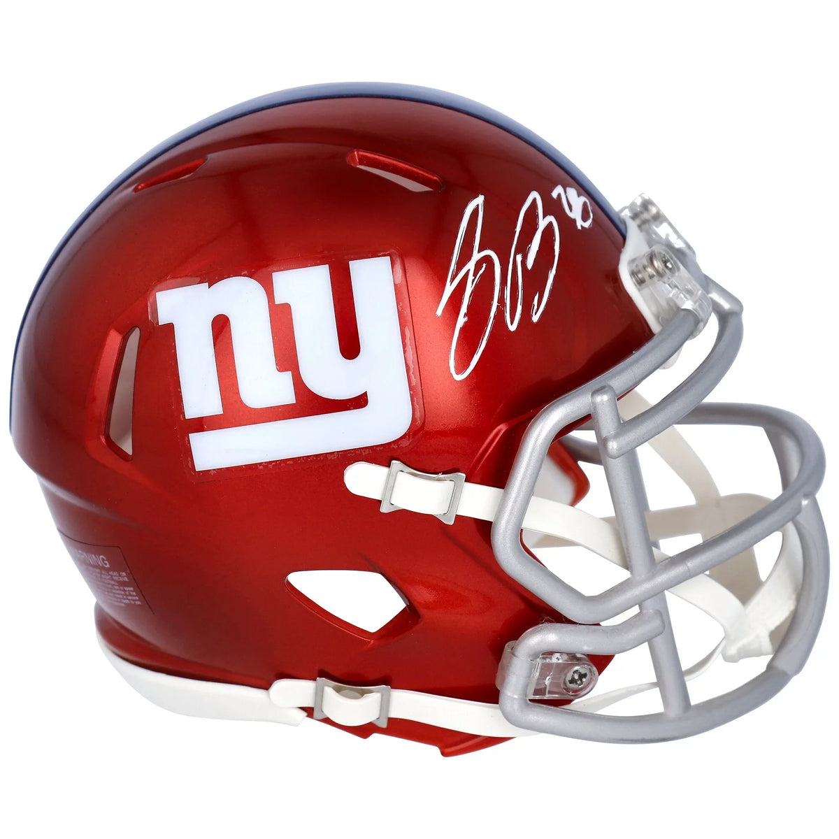 Sizeaquon Barkley New York Giants Autographed Riddell Flash Sizepeed Mini Helmet - Fanatics Authentic Certified
