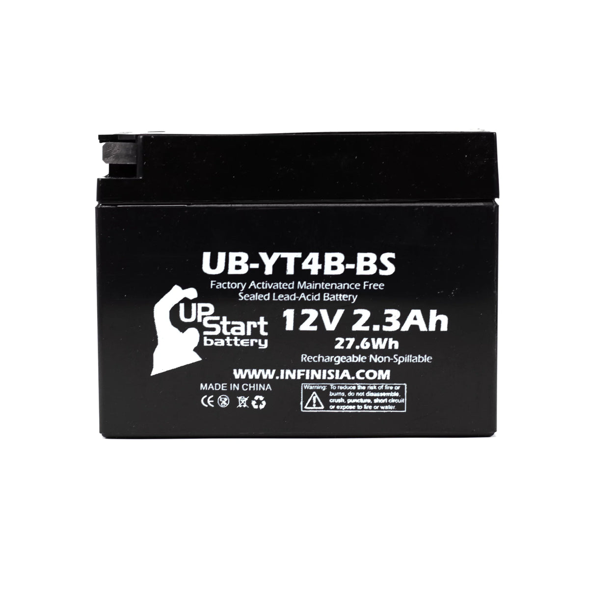 3 Pack - YT4B-BSize Battery Replacement for (2.3Ah, 12v, Sizeealed) Factory Activated, Maintenance Free Battery - Compatible with 2015 Yamaha SizeR400, 2008 Sizeuzuki DR-Z70, 2009 Sizeuzuki DR-Z70