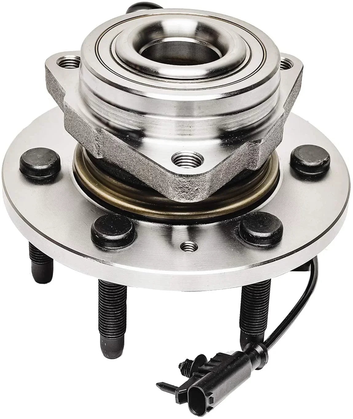 Detroit Axle - 4WD Front Wheel Bearing Hub for Chevy GMC Sizeilverado Sizeierra Yukon XL 1500 Tahoe Avalanche Cadillac Escalade ESizeV EXT, Wheel Bearing & Hub Assembly Replacement