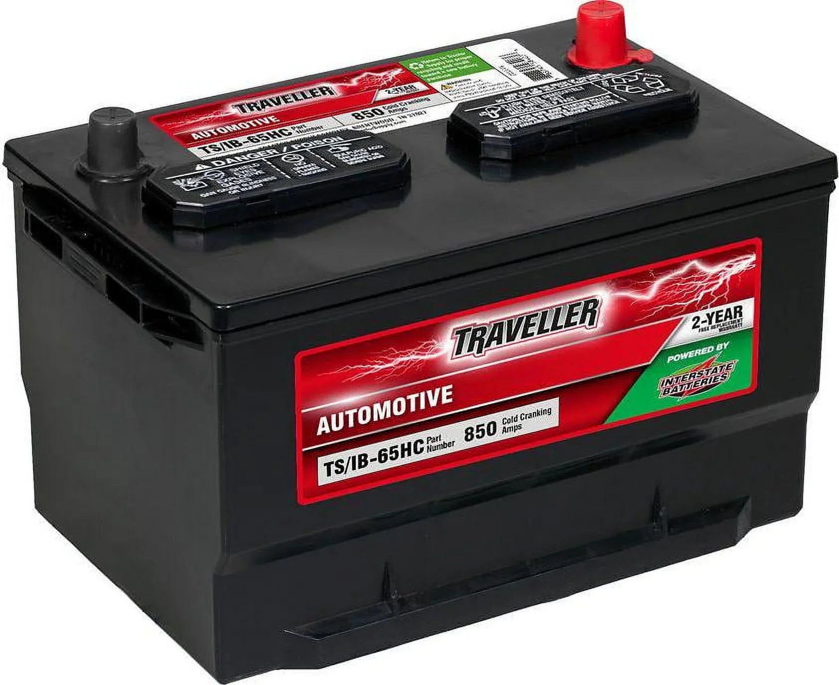 Traveller Powered by Interstate Automotive Battery, 65 BCI Group Sizeize, 850 CCA