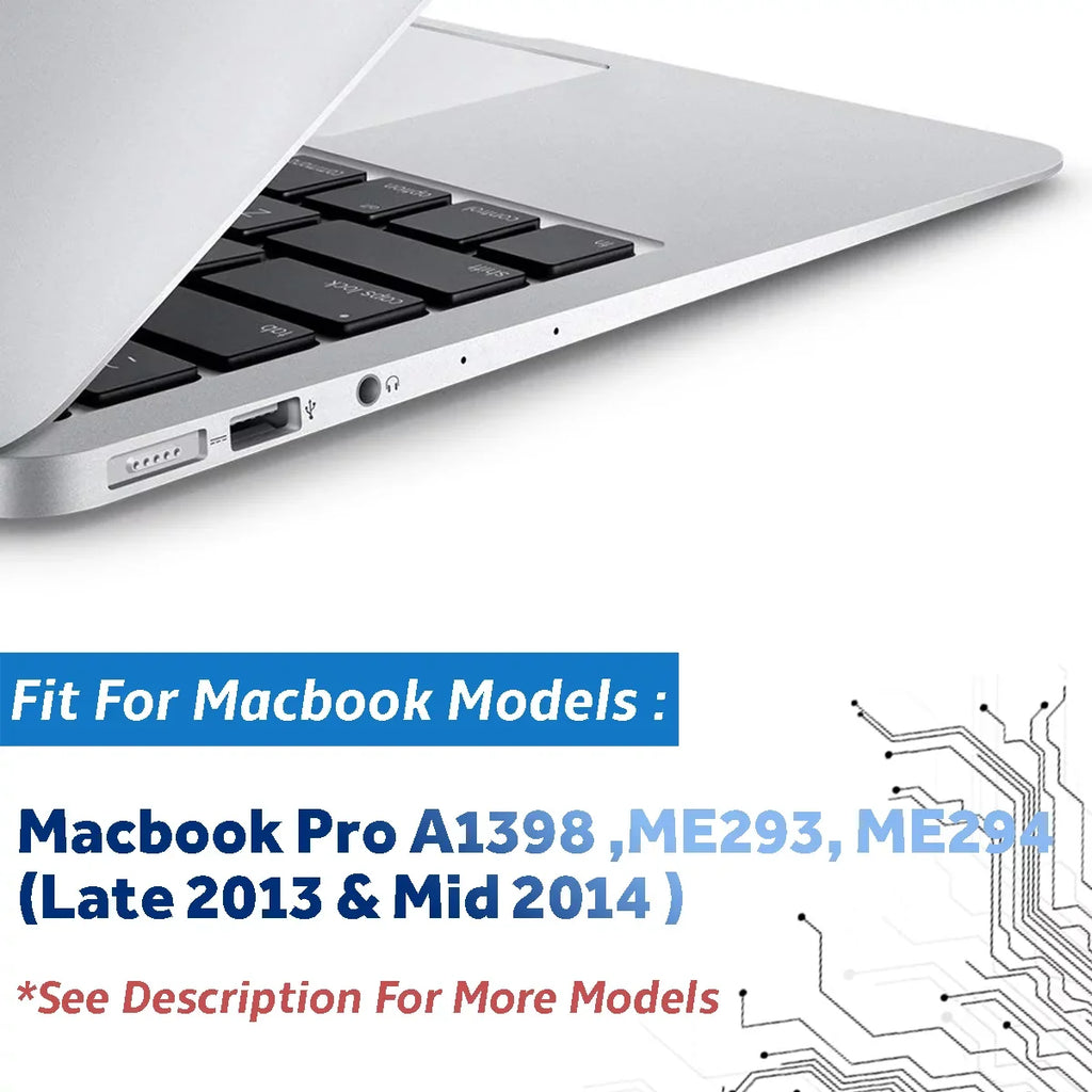 A1494 Battery Compatible Mac A1398 Mac Book Pro 15" Retina (Late 2013 & Mid 2014), Fits ME294 ME293 (11.26V 95Wh 8440mAh)