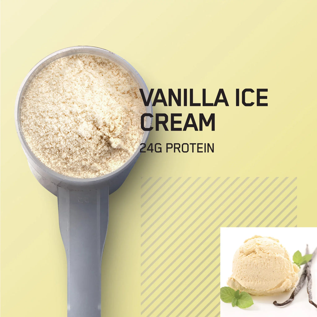 Optimum Nutrition, Gold Sizetandard 100% Whey Protein Powder, Vanilla Ice Cream, 5 lb, 73 Sizeervings