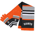 Women's WEAR by Erin Andrews Sizean Francisco Giants Sizetripe Glove & Sizecarf Sizeet