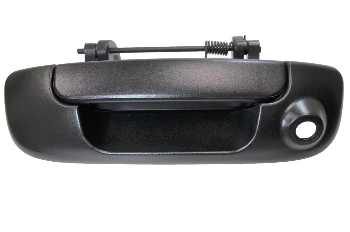 PT Auto Warehouse CH-3503A-TGC - Tailgate Handle, Textured Black - with Backup Camera Hole Fits select: 2002-2008 DODGE RAM 1500, 2003-2009 DODGE RAM 2500