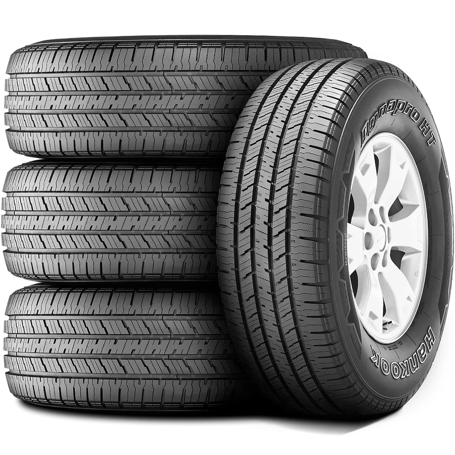Hankook Dynapro HT (RH12) Highway P245/75R16 109T Light Truck Tire Fits: 2015 Toyota Tacoma TRD Pro, 1996-2002 Chevrolet Tahoe LT