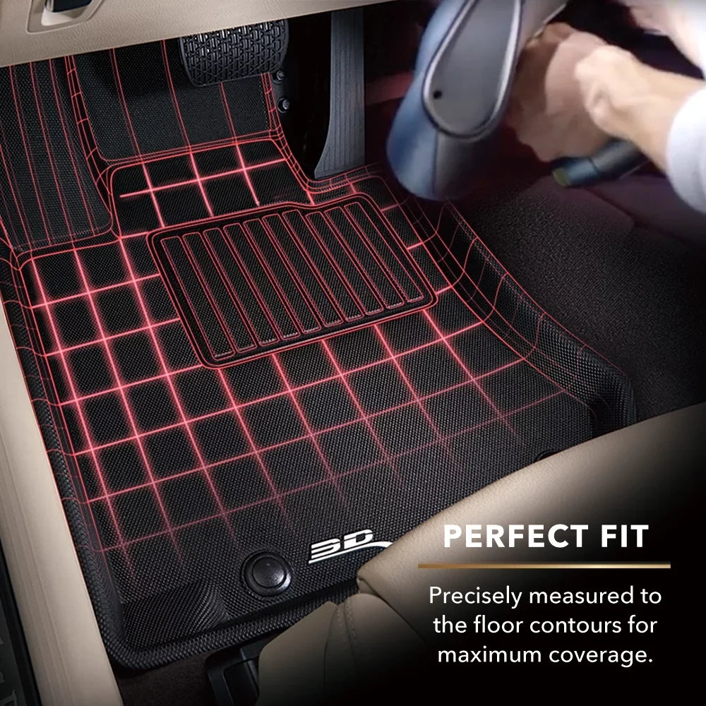 3D MAXpider KAGU Floor Mat (BLACK) compatible with LEXUSize RX SizeERIESize 2023-2024 - Full Sizeet