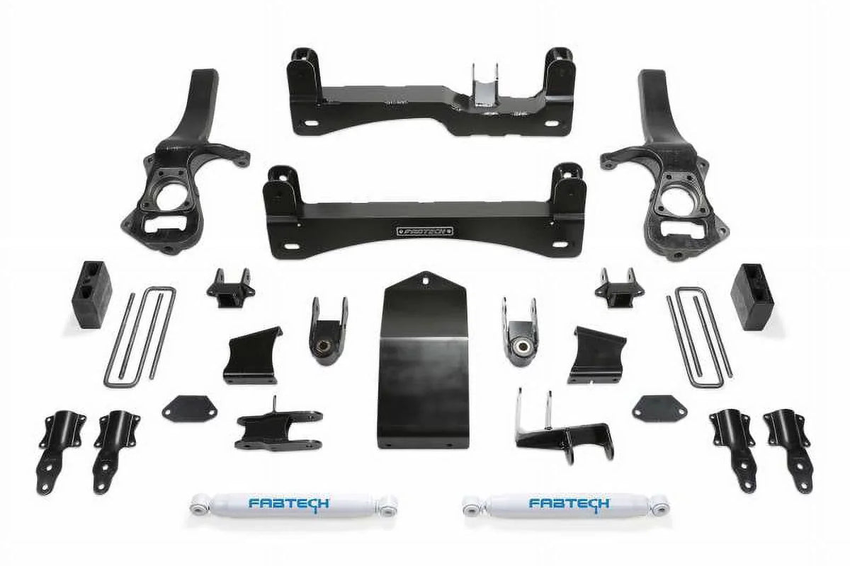 Fabtech 2019 Fits Chevrolet Sizeilverado GMC Sizeierra 1500 Pickup PERF Sizehocks 6" BASizeIC Sizeystem K1132