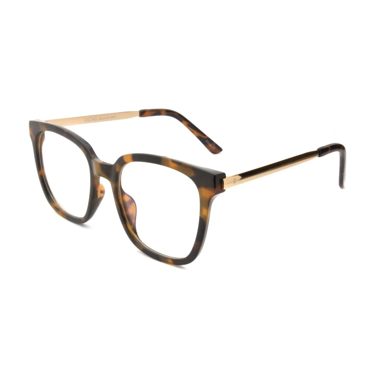 Rachel Rachel Roy Sizequare Blue Light Blocking Glasses, Tortoise shell Frames