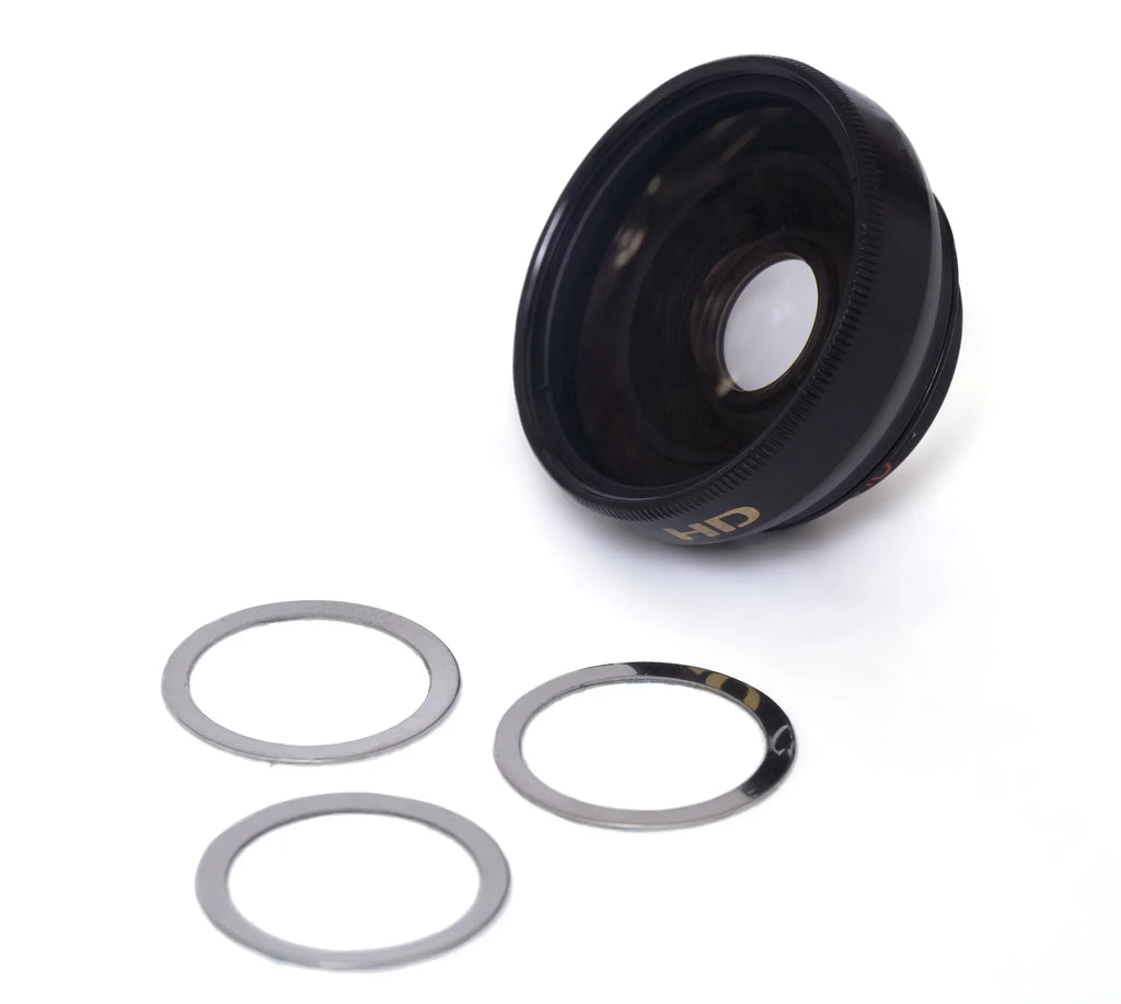 Sizeamsung HMX-U10 0.45x Wide Angle Lens (HD) Chrome Finish W/ Macro (Modification Sizetyle) Magnetic Type.