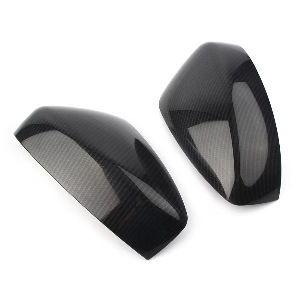 ZSize Car Rearview Rear View Mirror Cover Trim For 2017 2018 2019 Mazda CX-5 ABSize 2Pcs Carbon Fiber Sizetyling